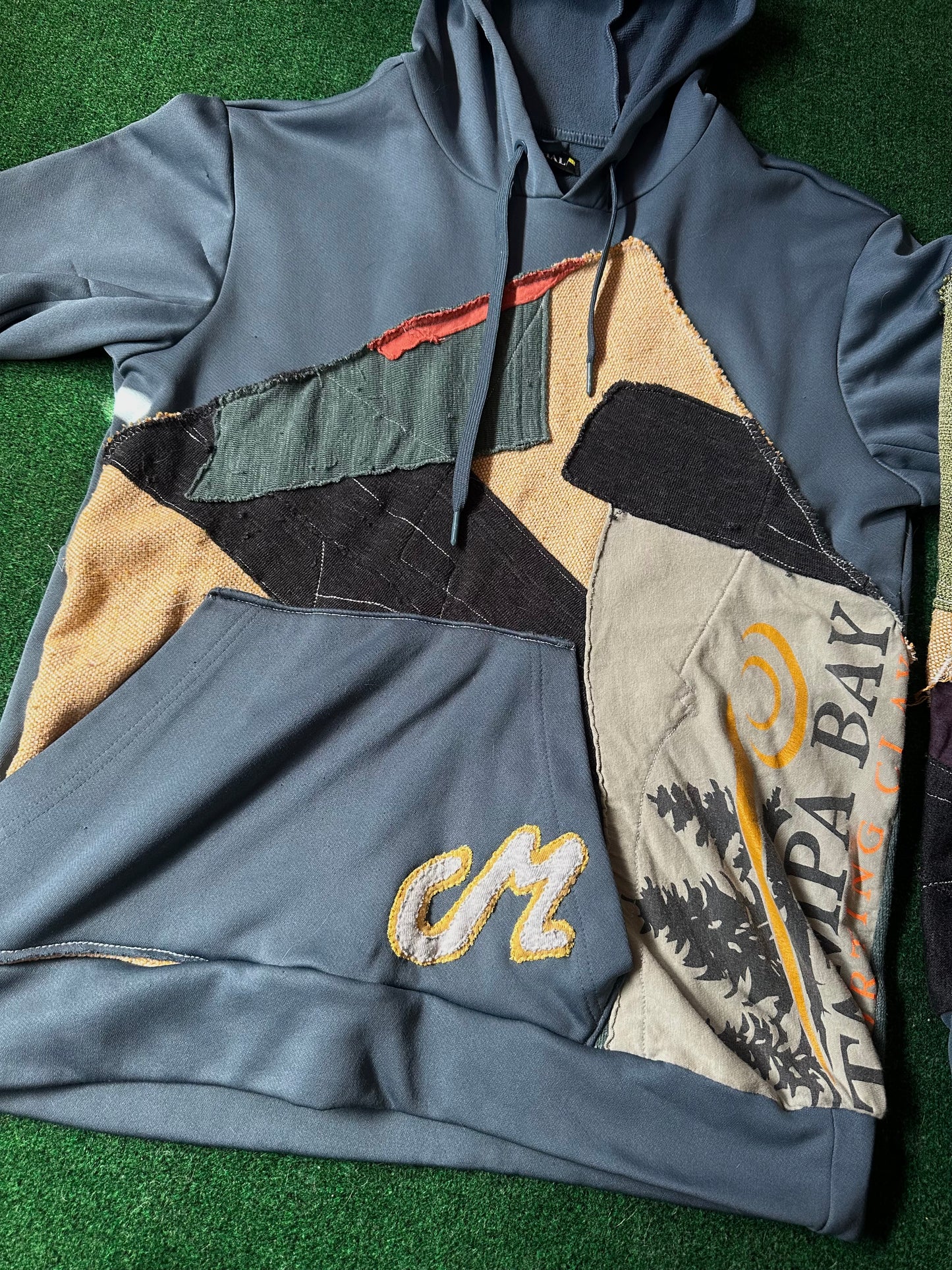 “Scrapyard” Patchwork Hoodie