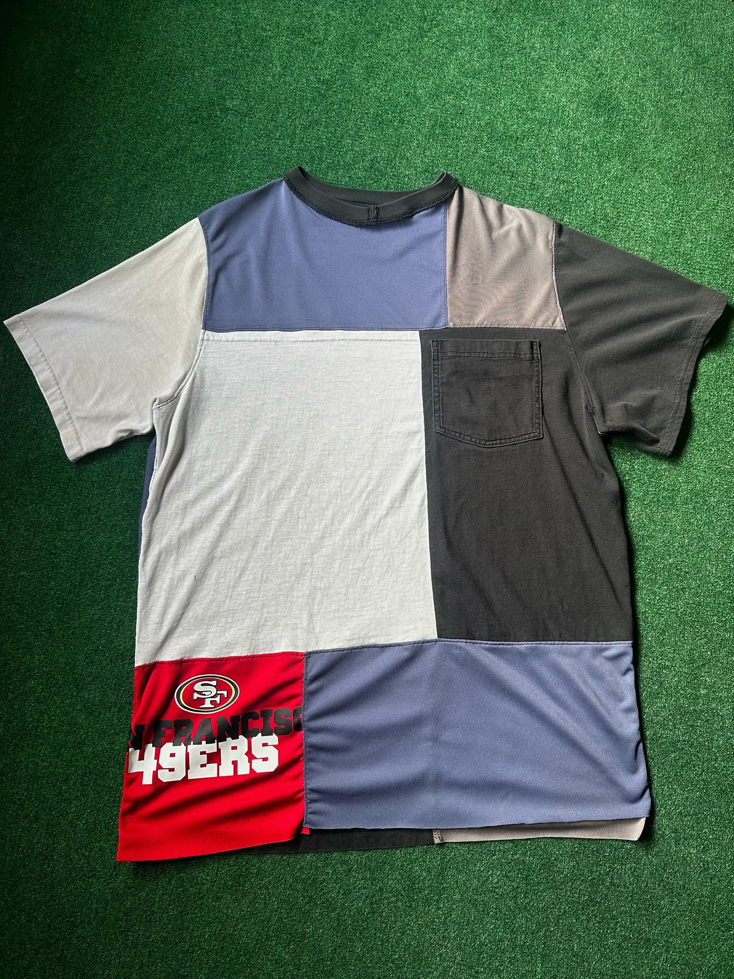 “San Fran Quilt” Oversized Tee