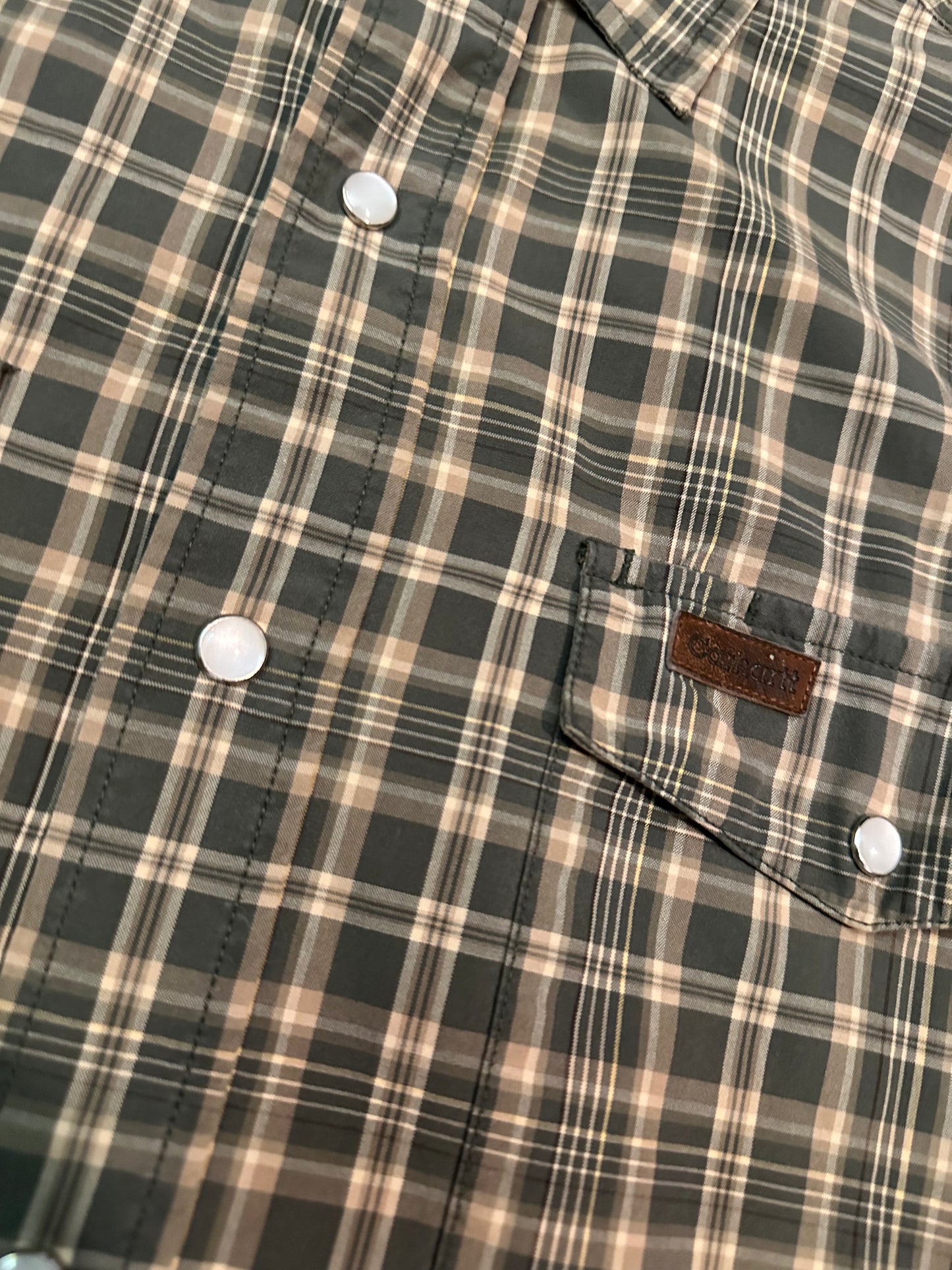 Carhartt Green Plaid Flannel