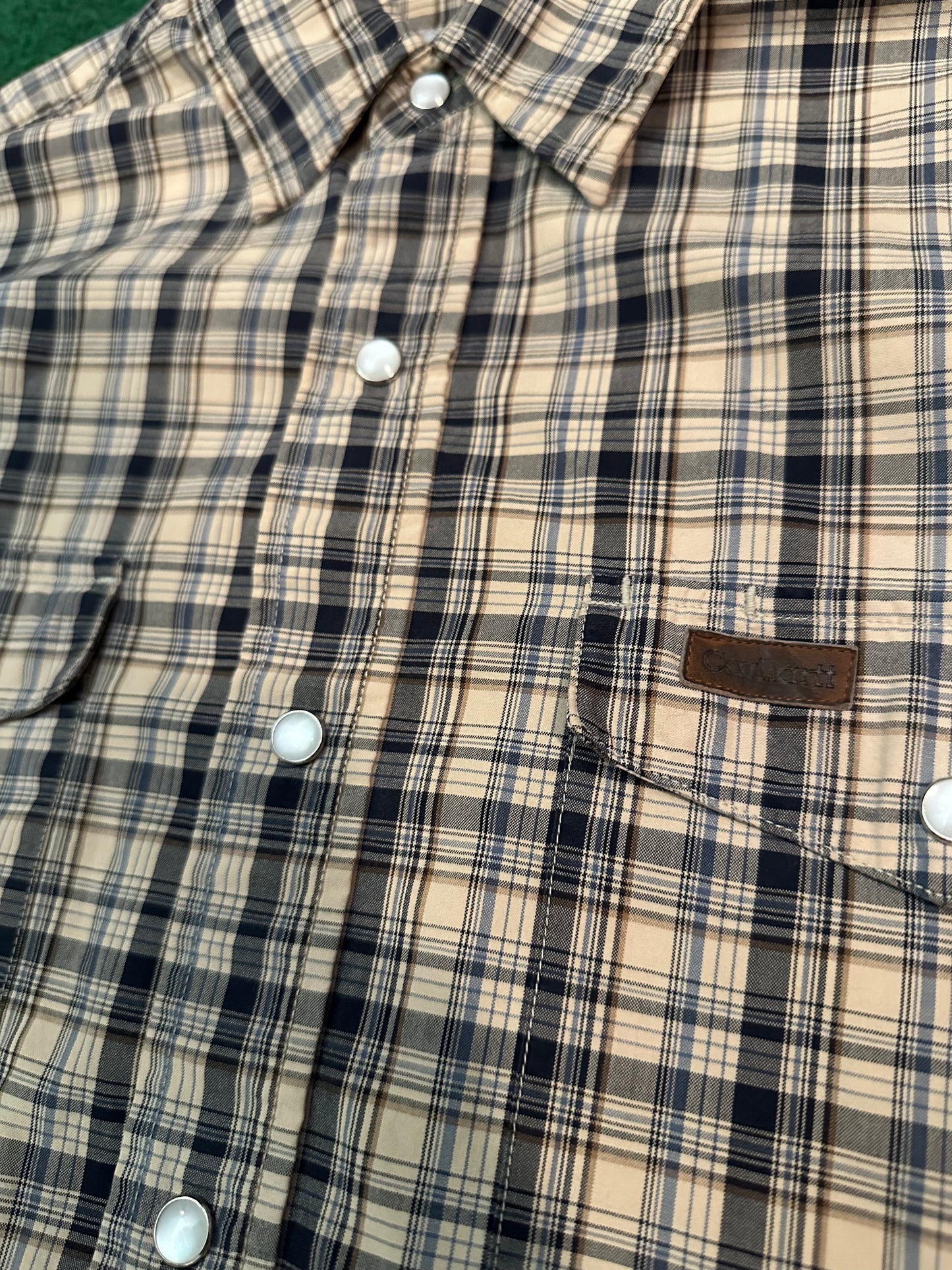 Carhartt Blue Plaid Flannel