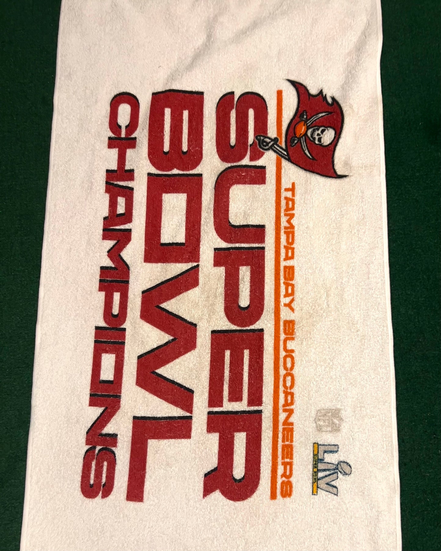 Buccaneers Super Bowl Sideline Towel