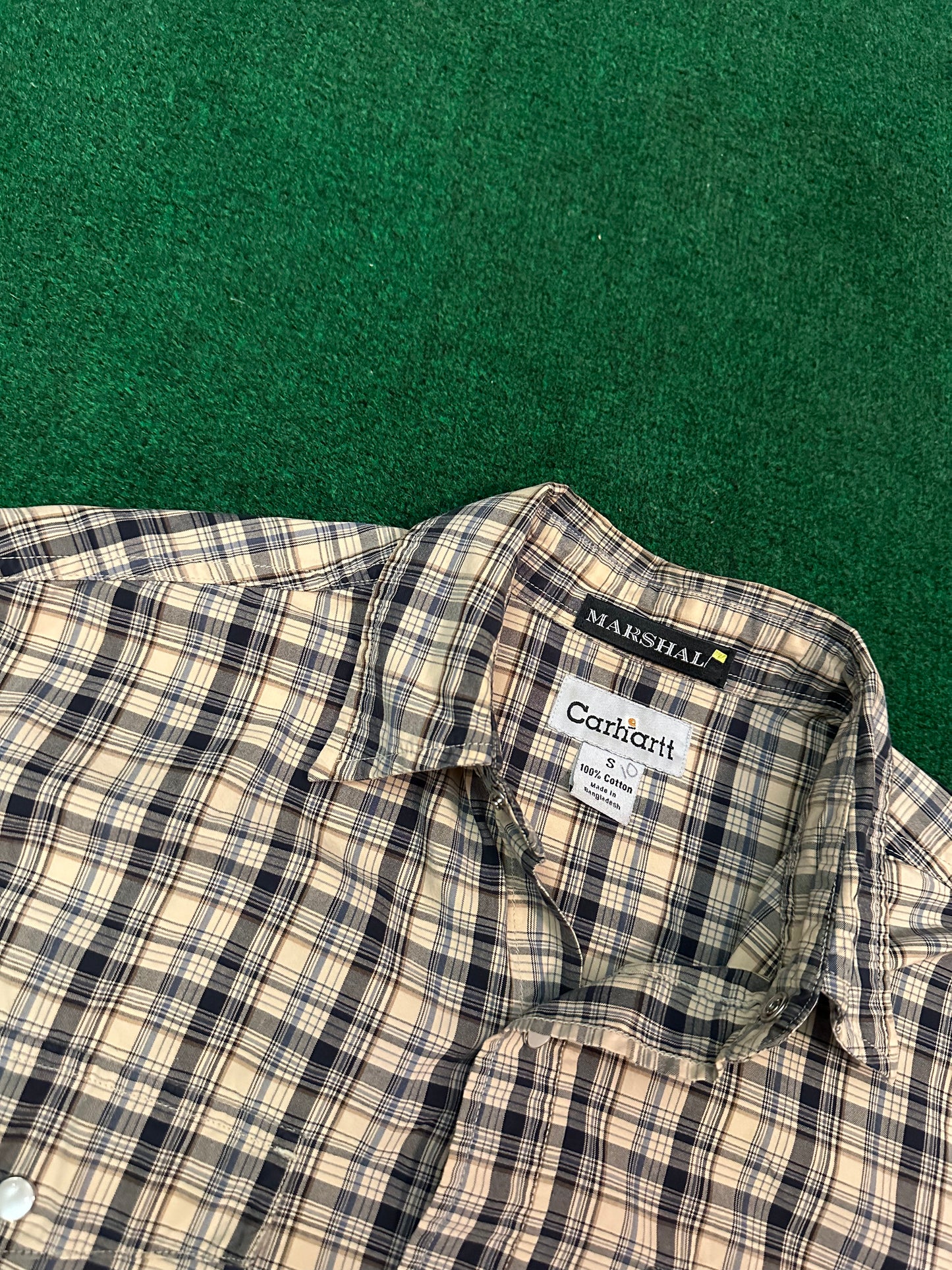 Carhartt Blue Plaid Flannel