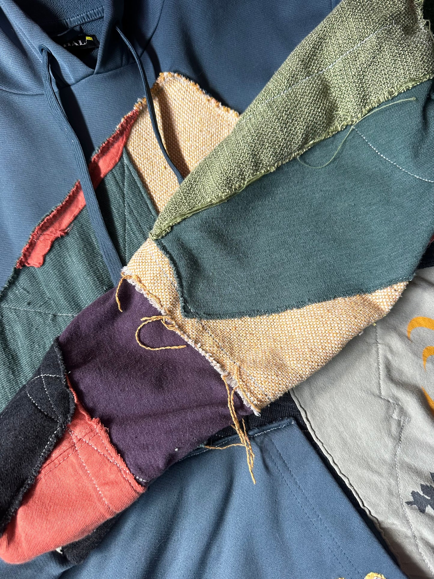 “Scrapyard” Patchwork Hoodie