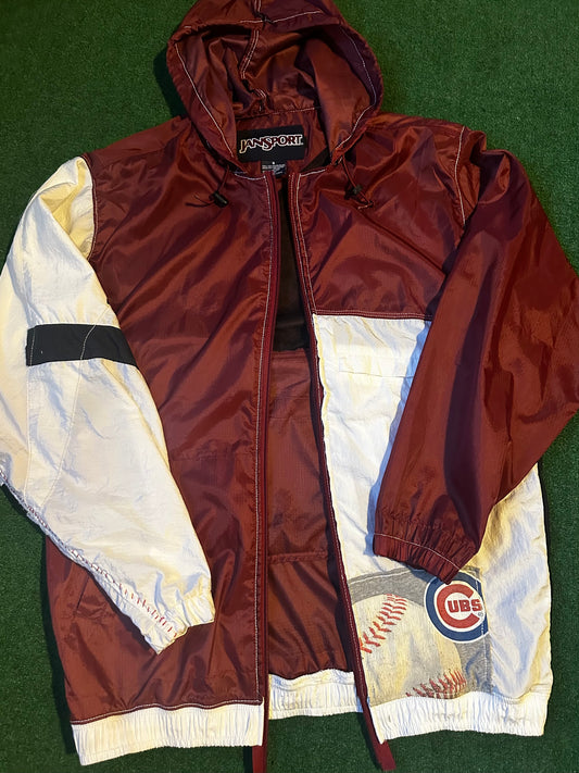 Vintage “Deconstructed” Cubs Windbreaker