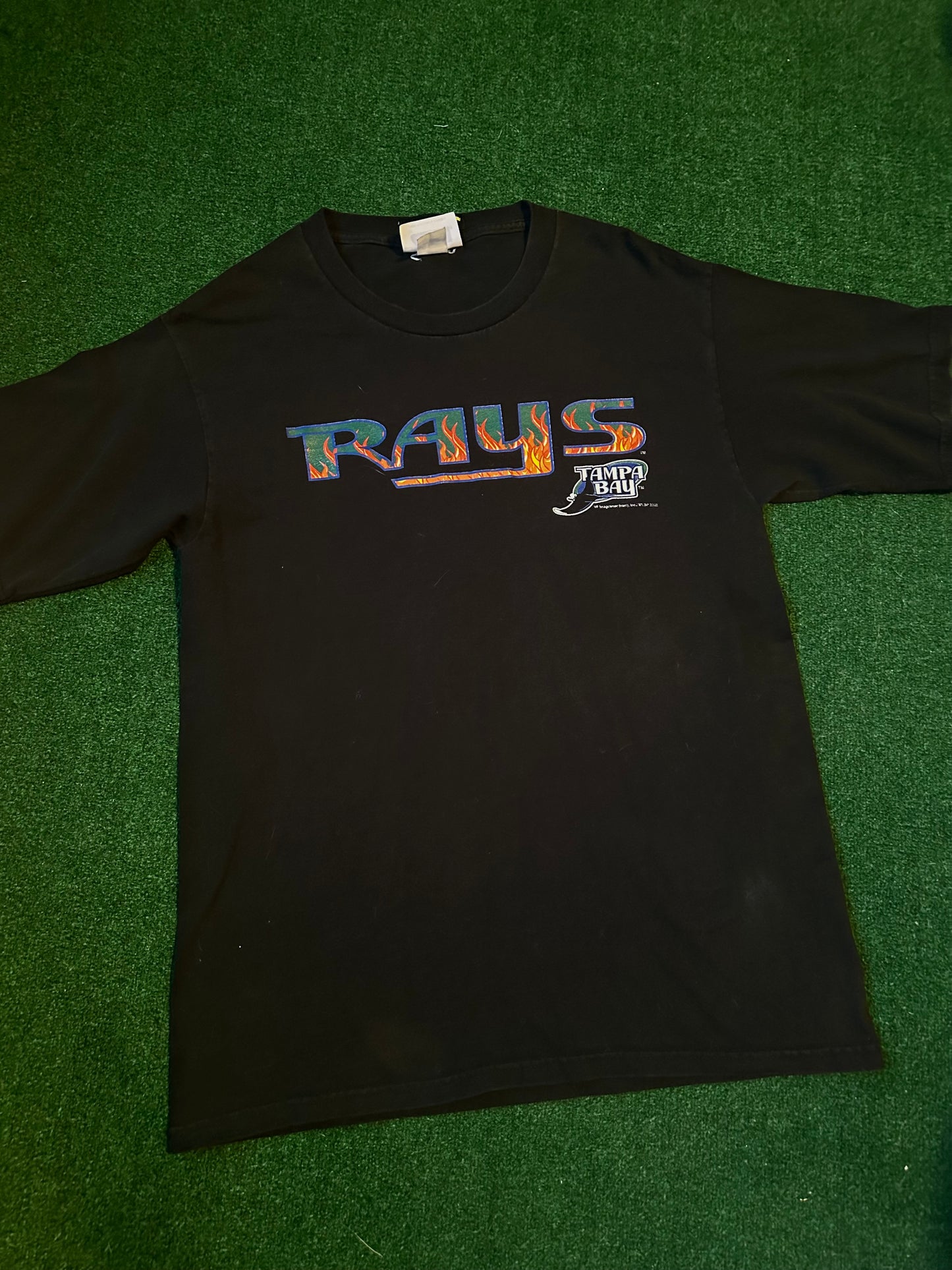 2002 Devil Rays Fire Tee