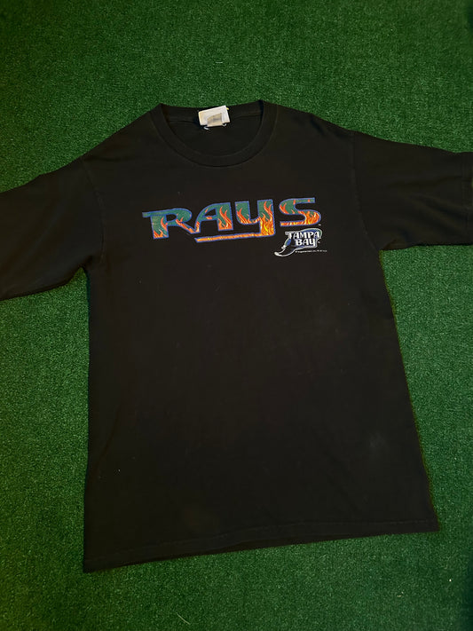 2002 Devil Rays Fire Tee