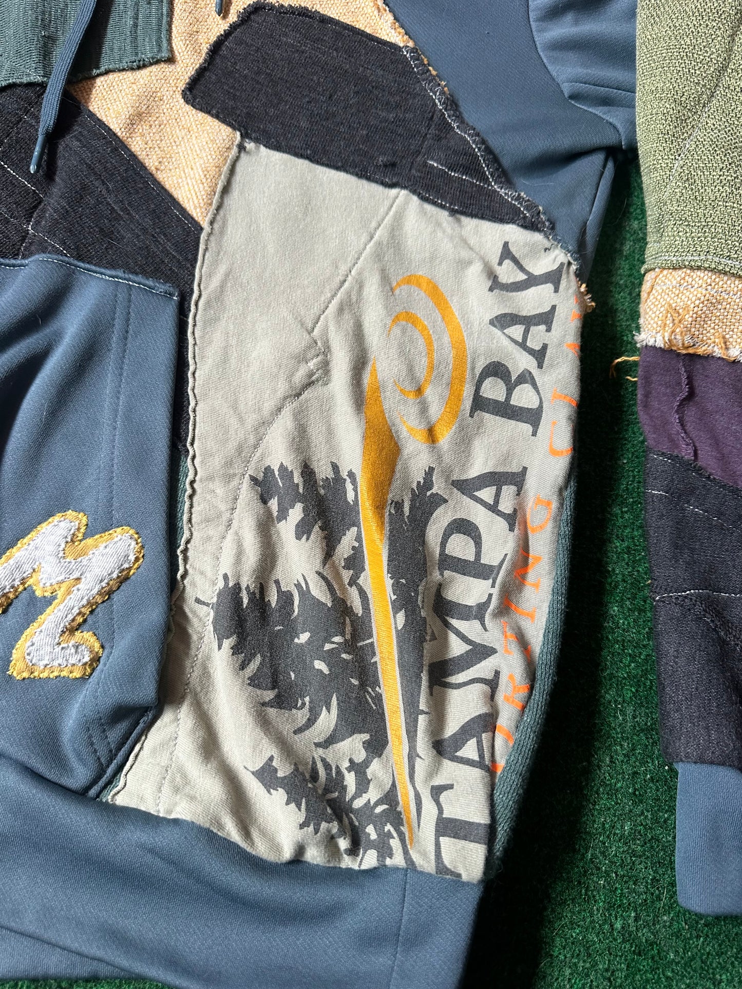 “Scrapyard” Patchwork Hoodie
