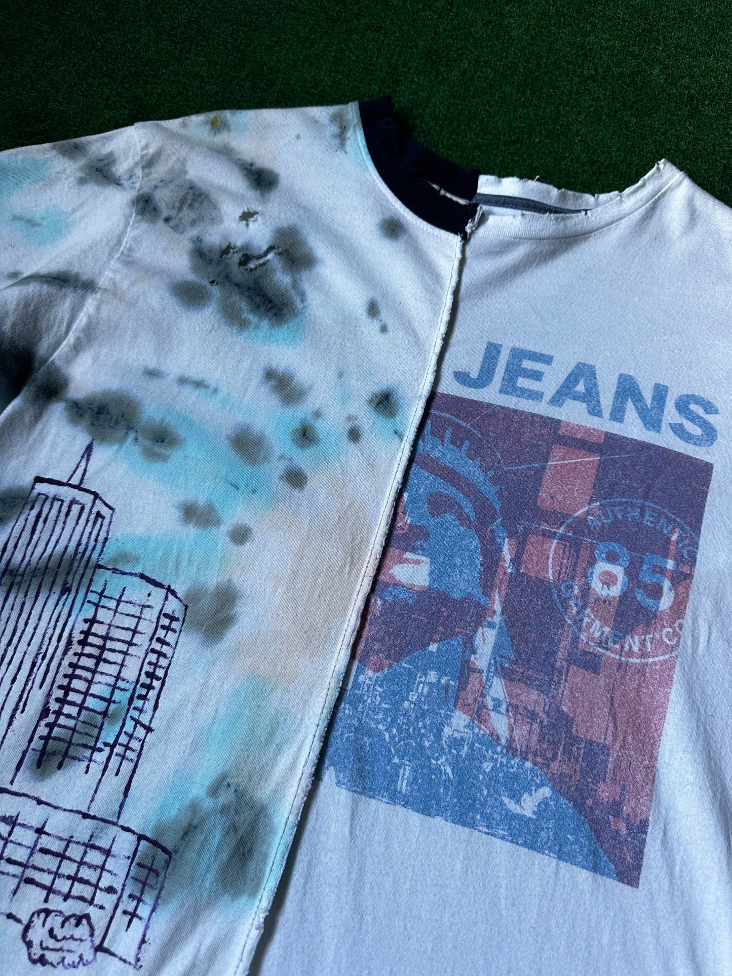 Two Tone “Cityscape” Tee