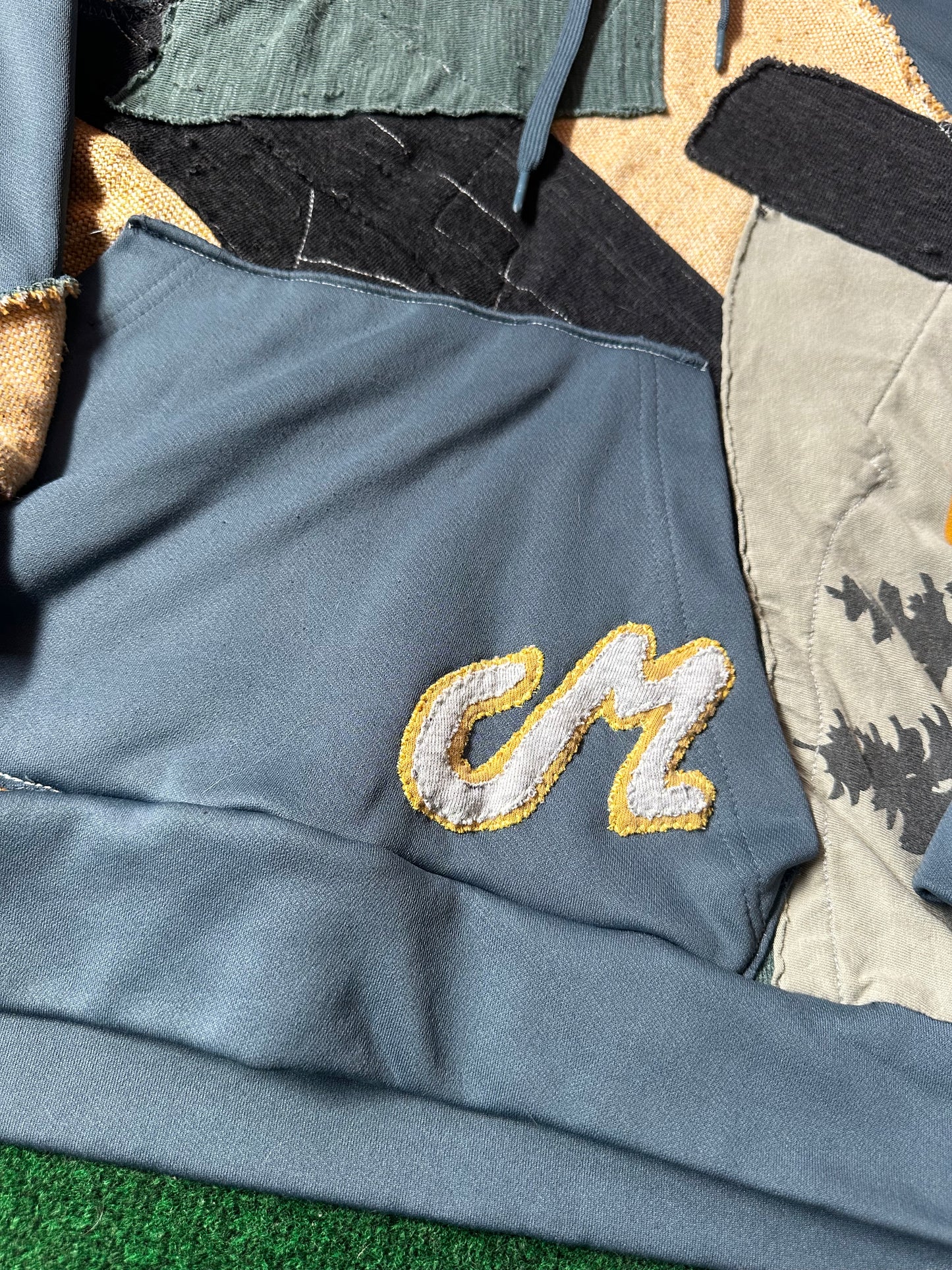 “Scrapyard” Patchwork Hoodie