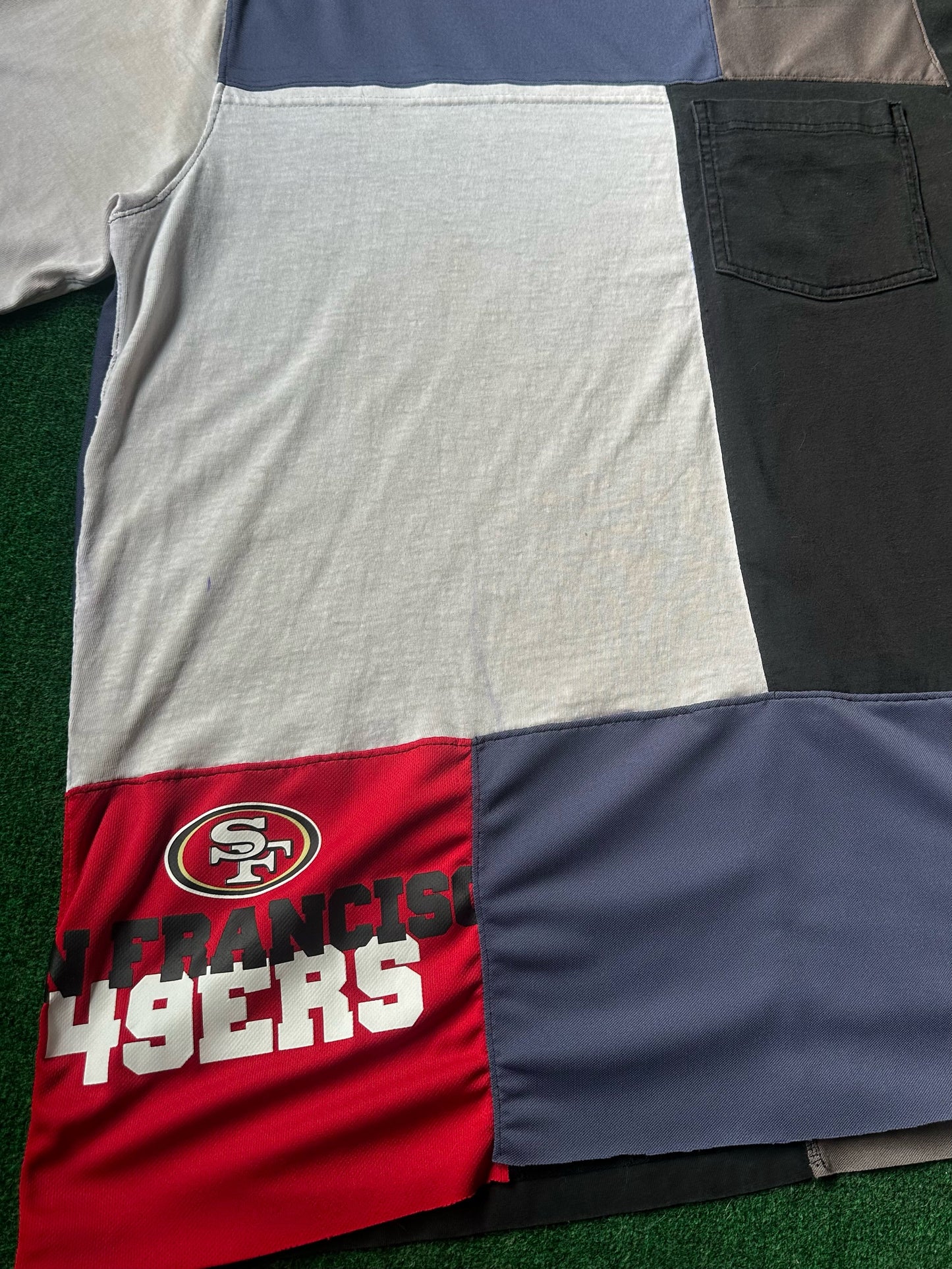 “San Fran Quilt” Oversized Tee