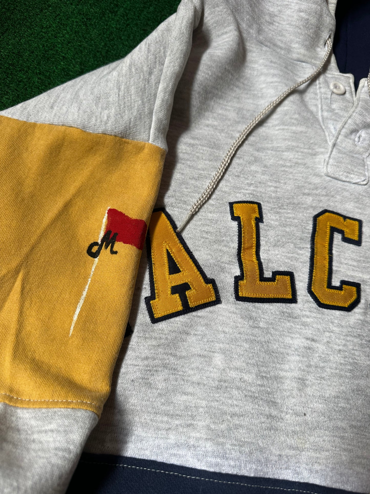 Vintage “Falcons” Colorblock Hoodie