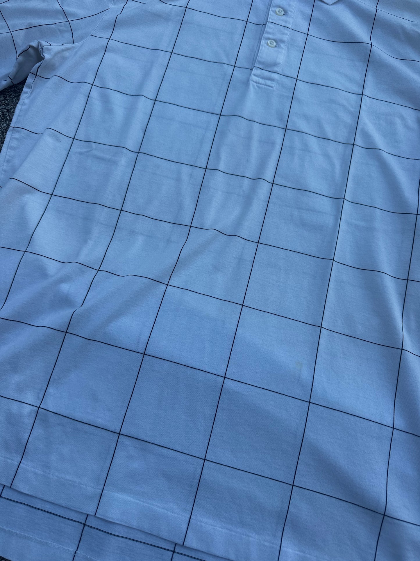 Vintage Polo Golf Checkered Polo