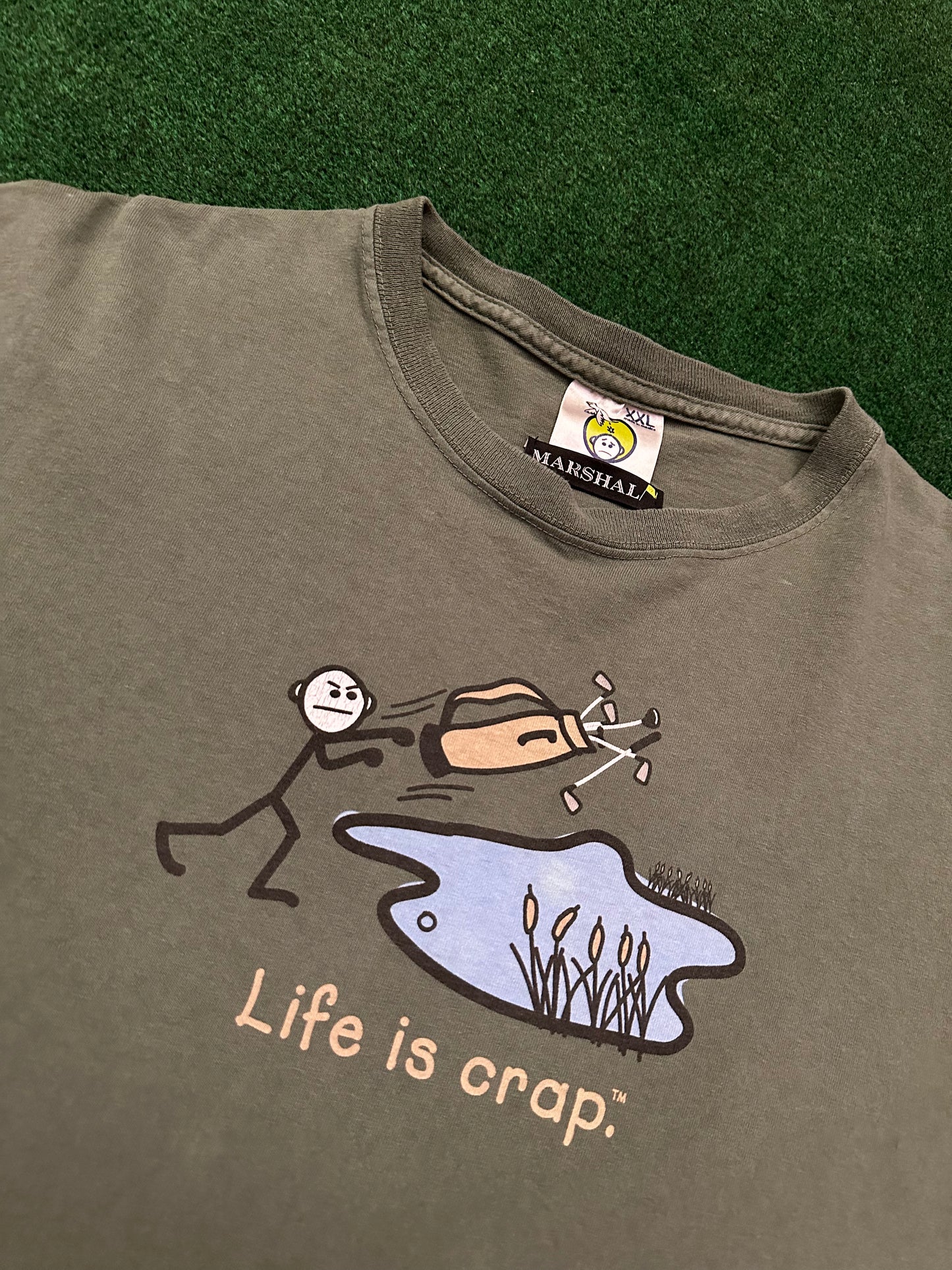 Life is Crap Golf Tee