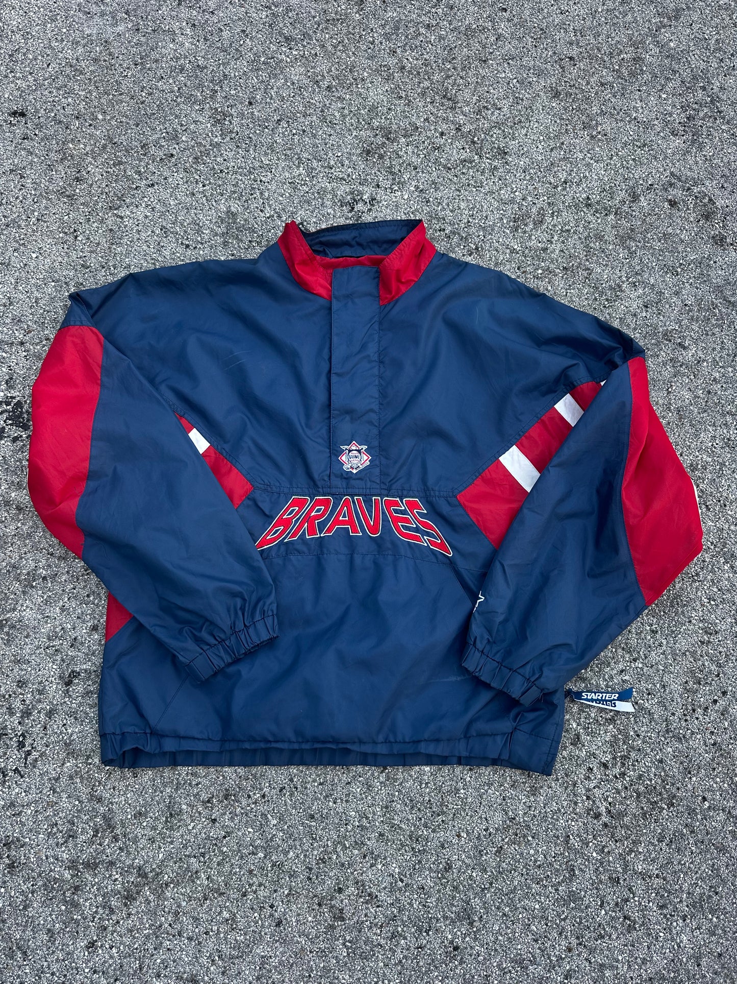 Vintage Starter Atlanta Braves Windbreaker