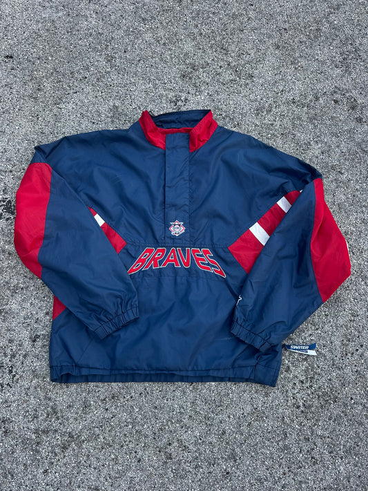 Vintage Starter Atlanta Braves Windbreaker
