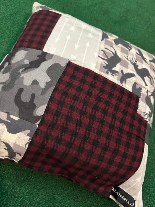 “Rustic Puzzle” Pillow V.2