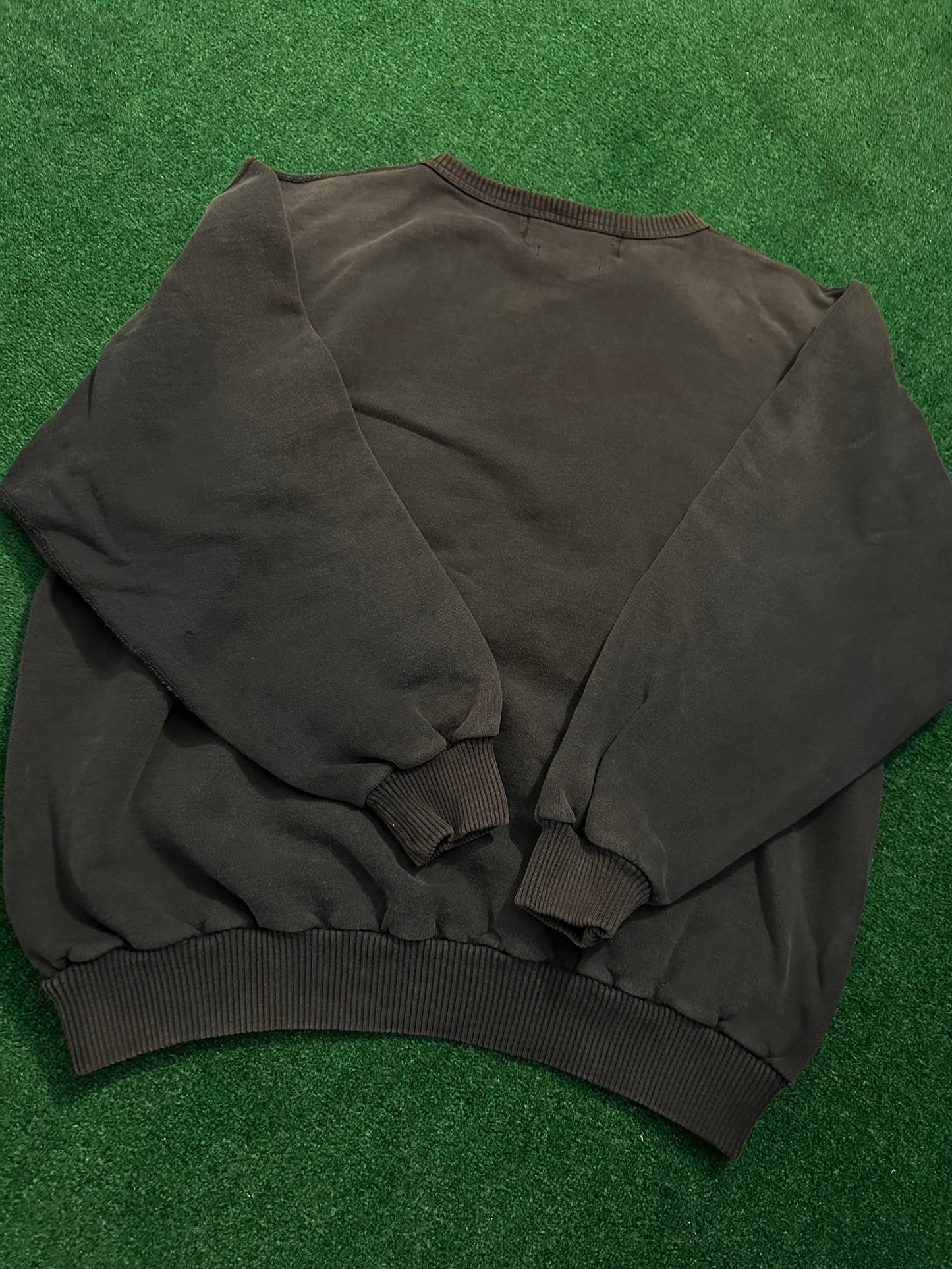 Vintage Leather Patch Crewneck