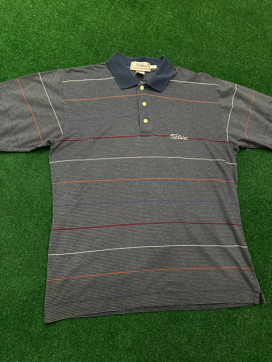 Vintage Titleist Striped Polo