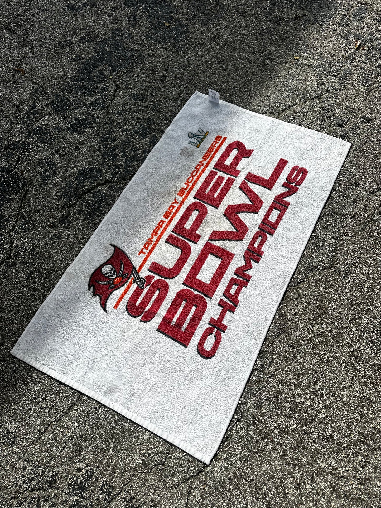 Buccaneers Super Bowl Sideline Towel