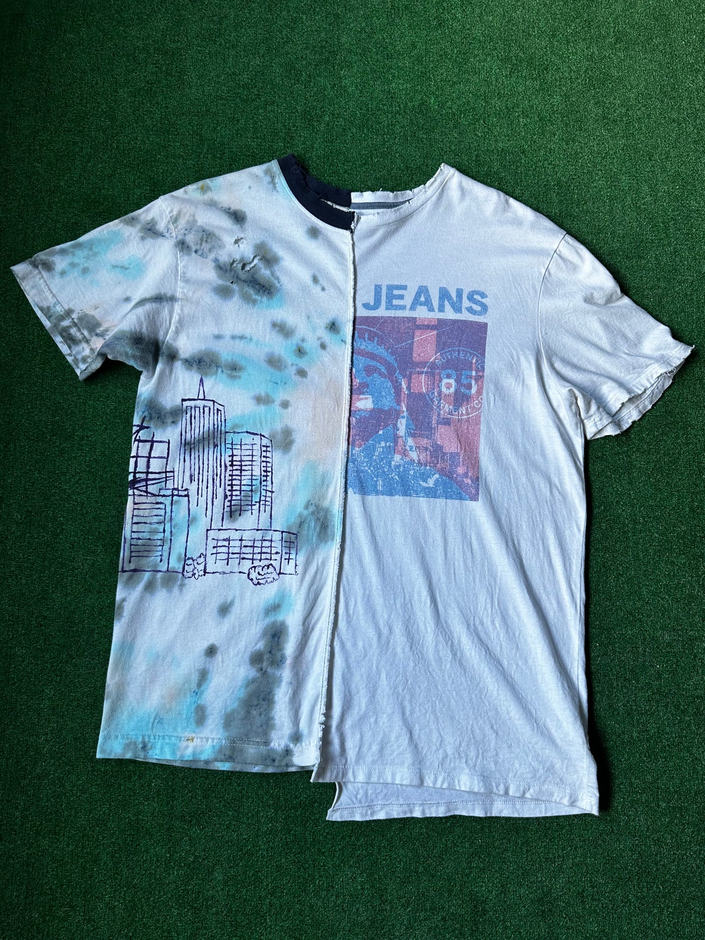 Two Tone “Cityscape” Tee