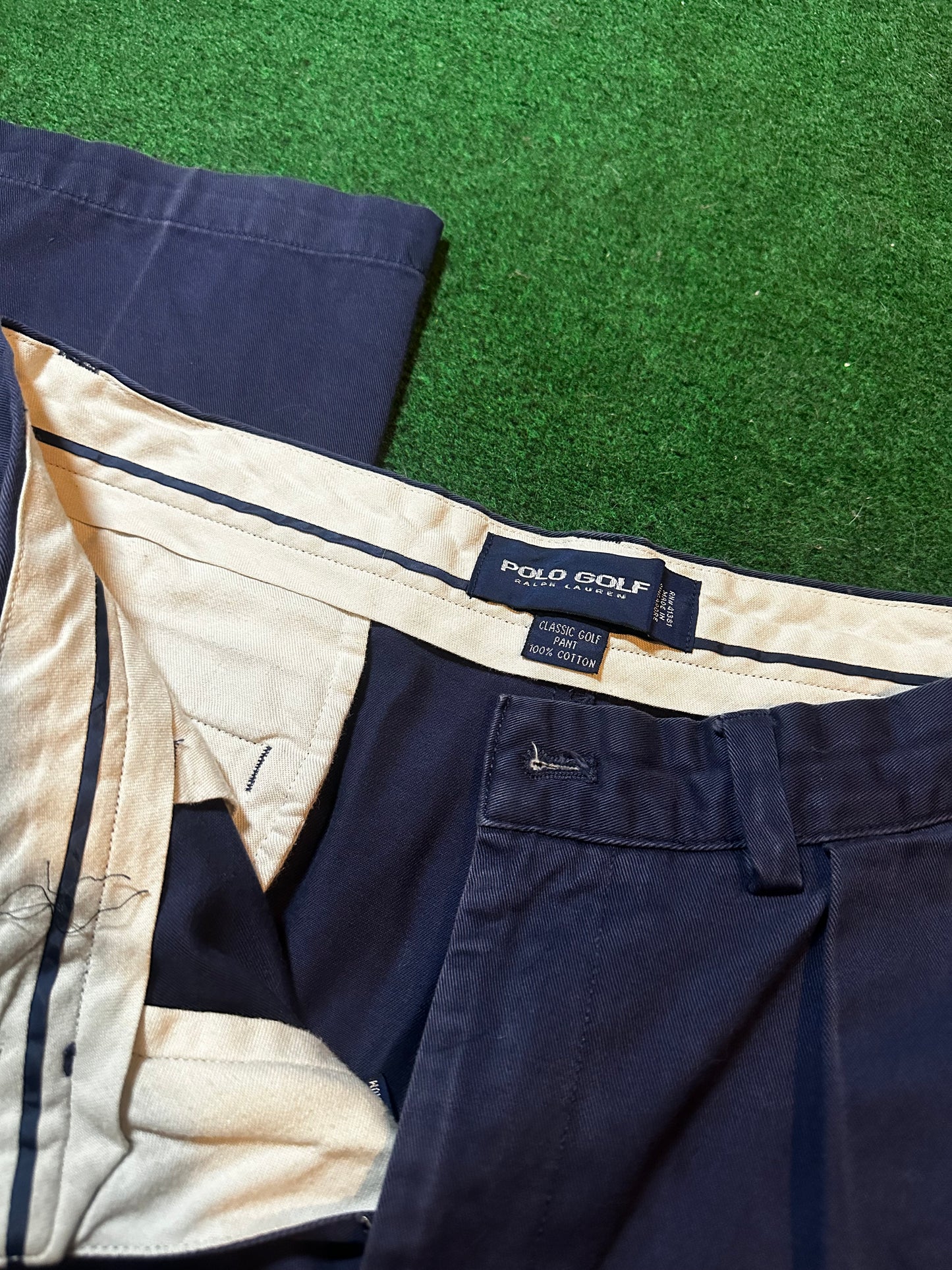 Vintage Polo Golf Pleated Trouser