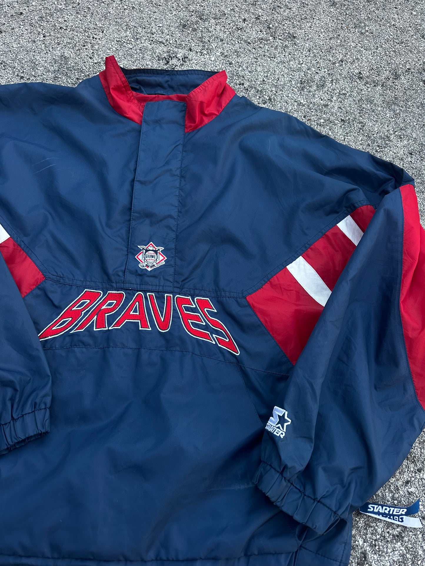 Vintage Starter Atlanta Braves Windbreaker