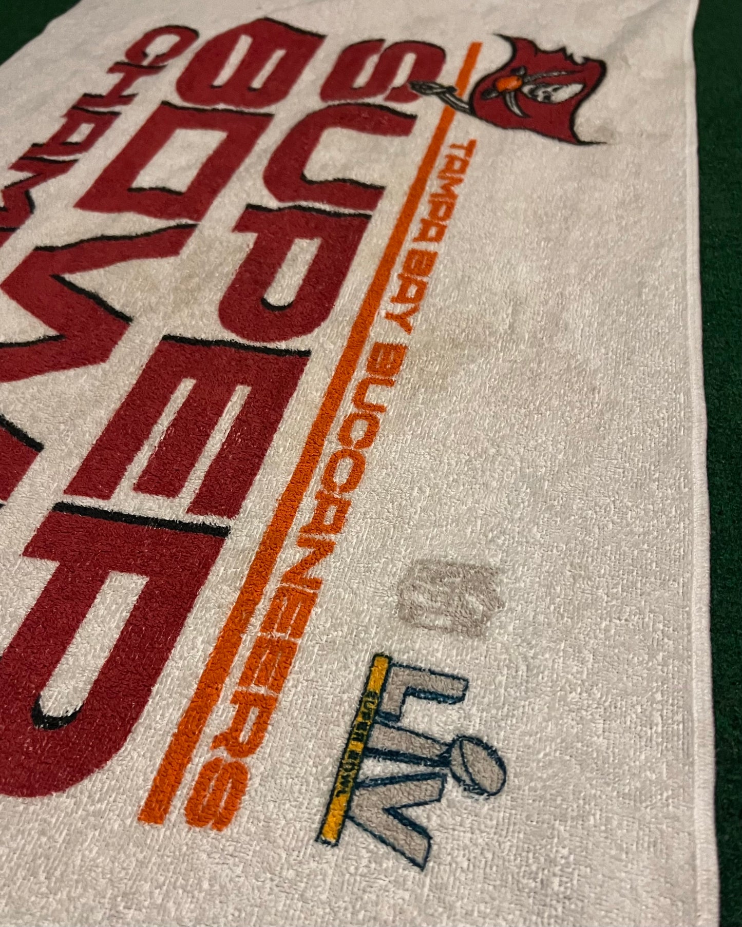 Buccaneers Super Bowl Sideline Towel