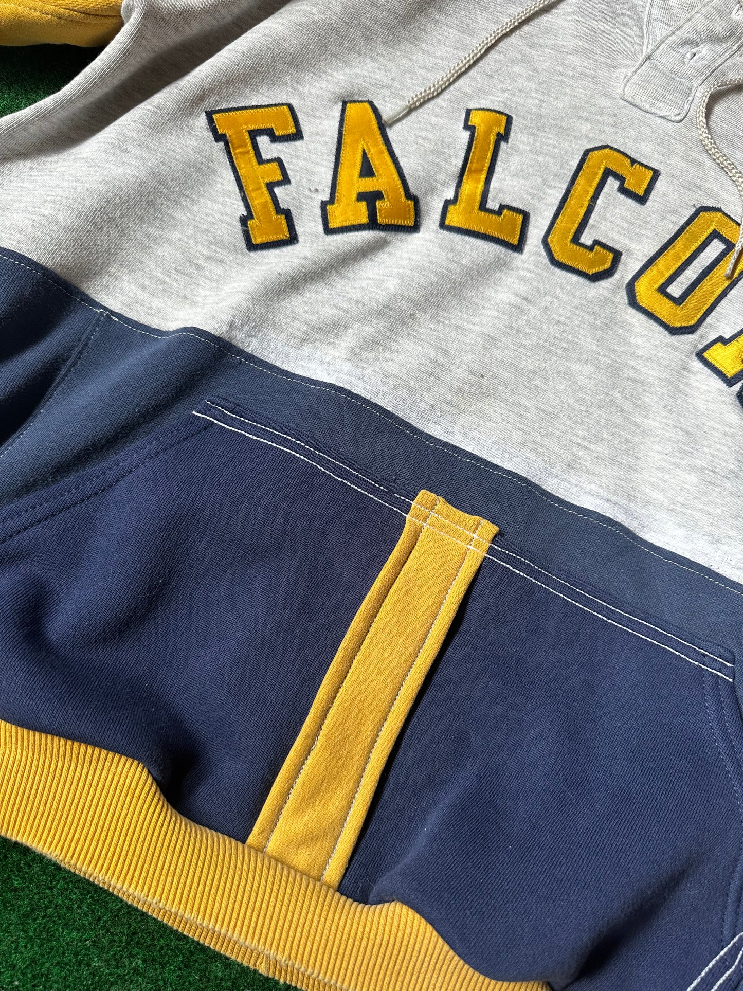Vintage “Falcons” Colorblock Hoodie