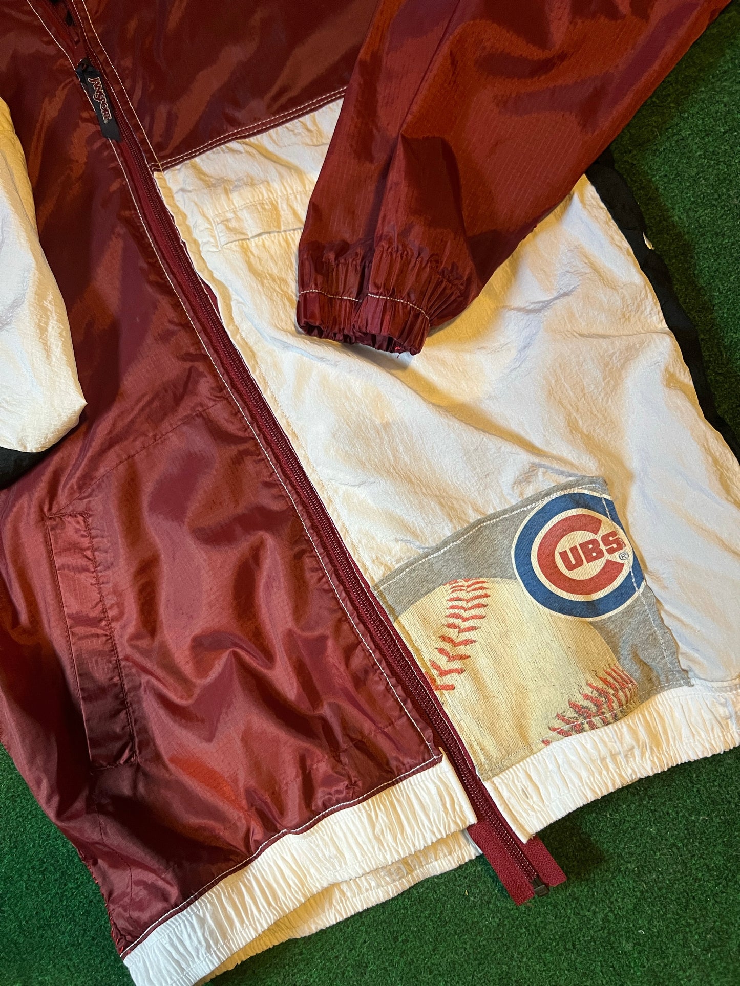 Vintage “Deconstructed” Cubs Windbreaker