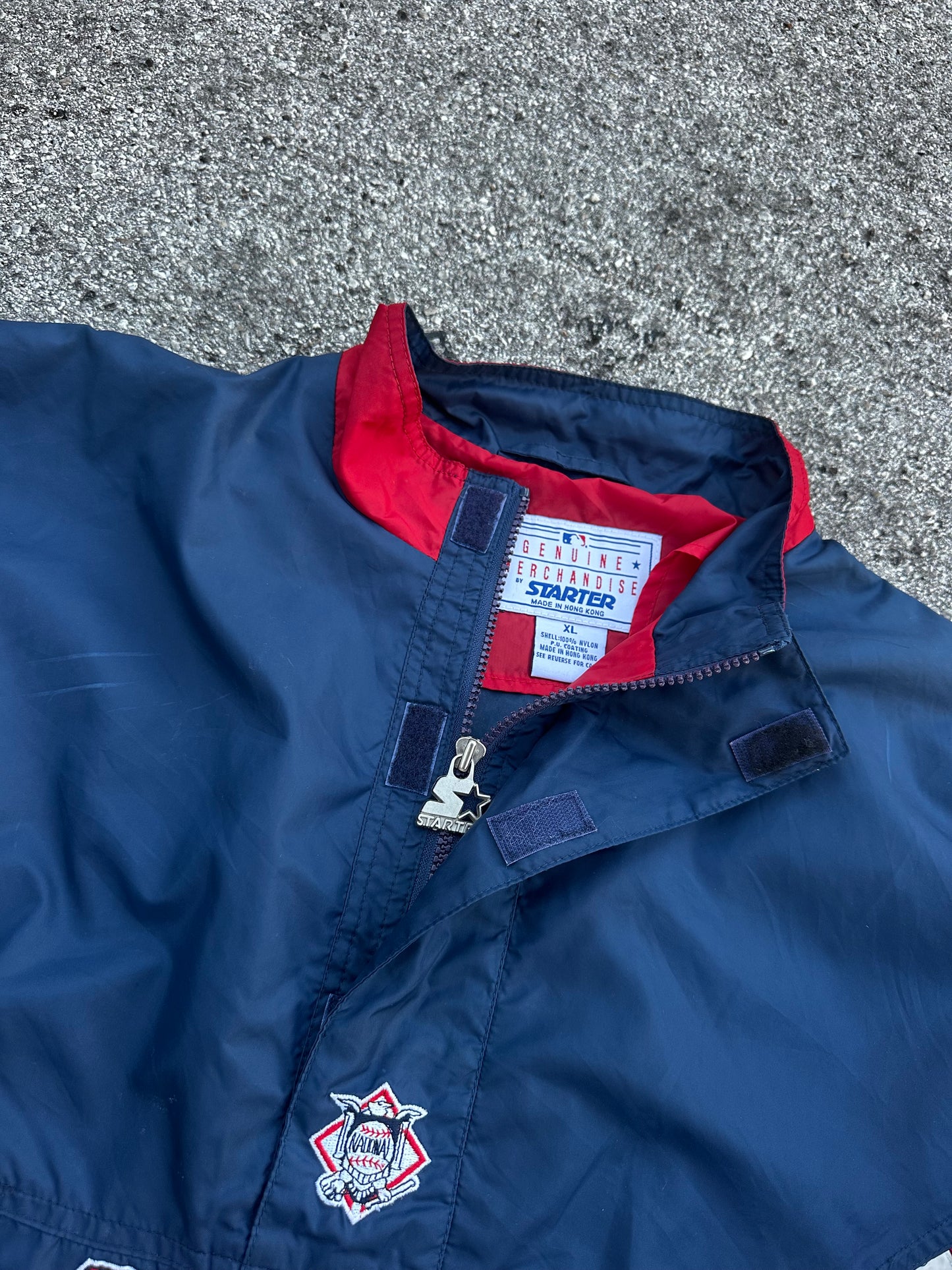 Vintage Starter Atlanta Braves Windbreaker