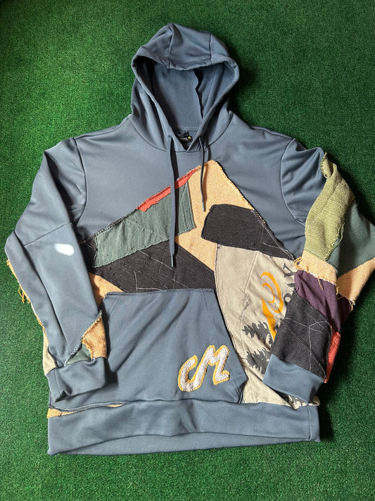 “Scrapyard” Patchwork Hoodie