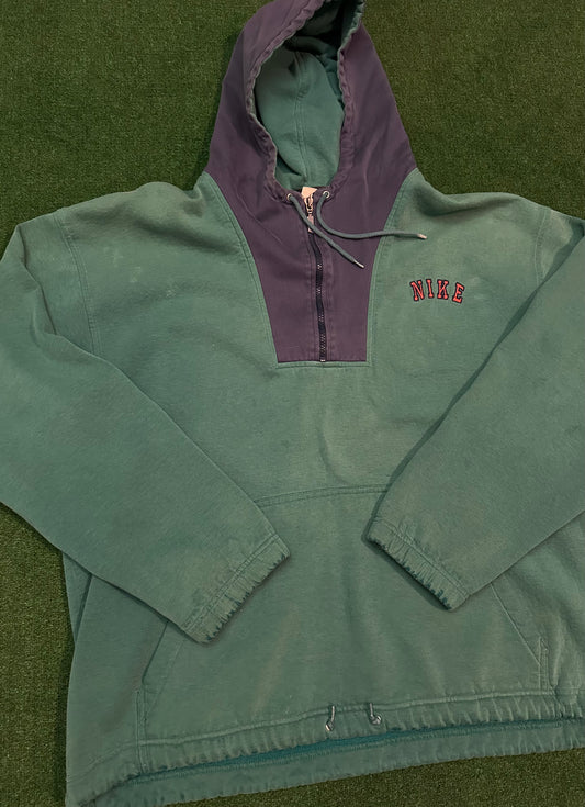 Vintage Nike Quarter Zip Hoodie