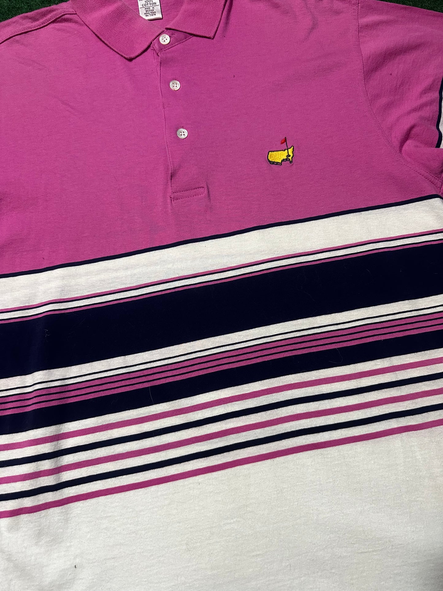 Vintage Salzenger Striped Masters Polo