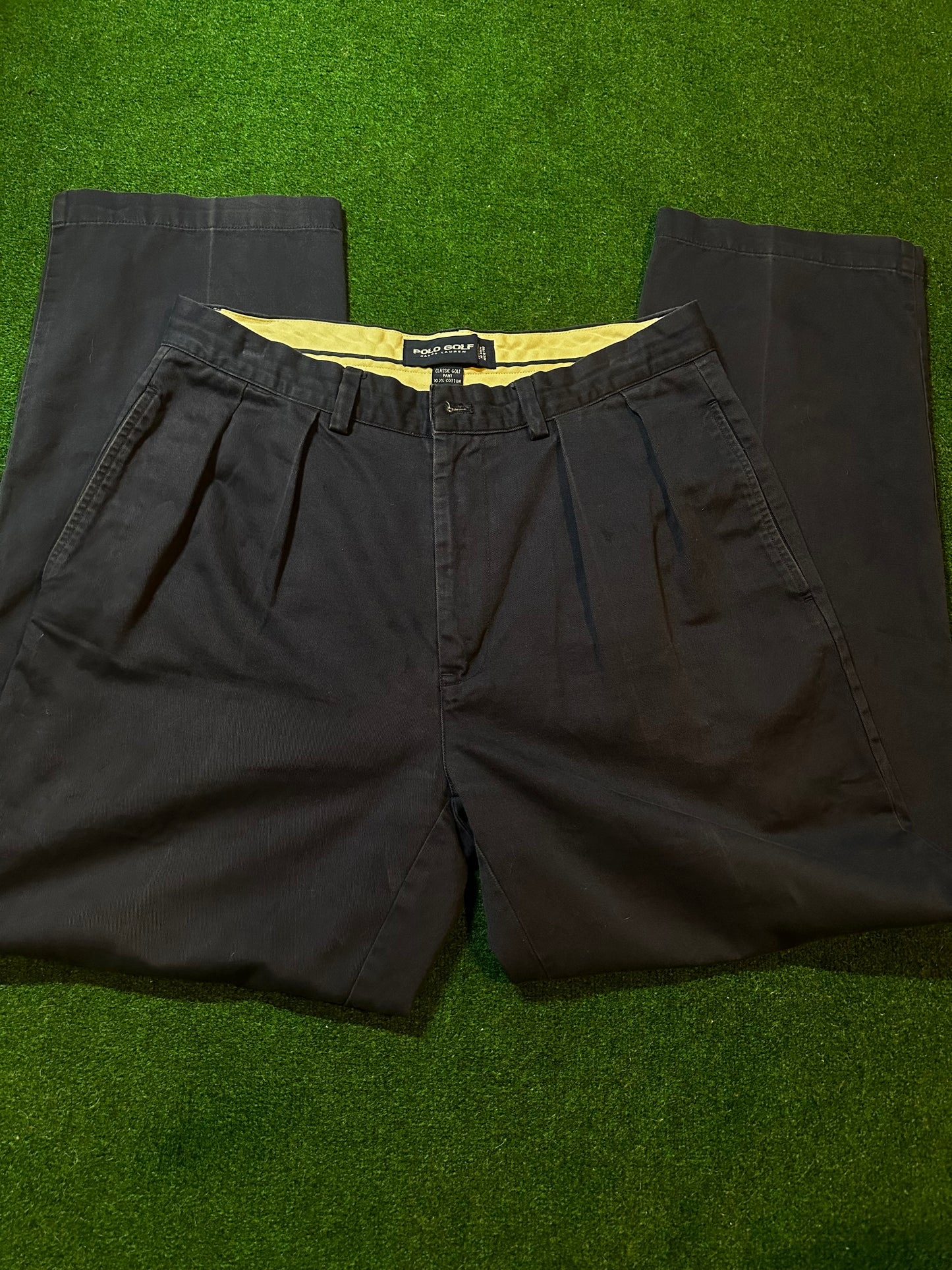 Vintage Polo Golf Pleated Trouser