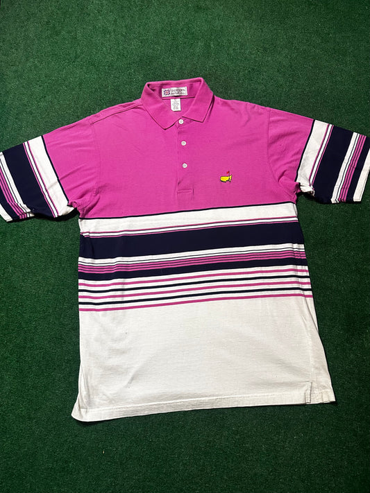 Vintage Salzenger Striped Masters Polo