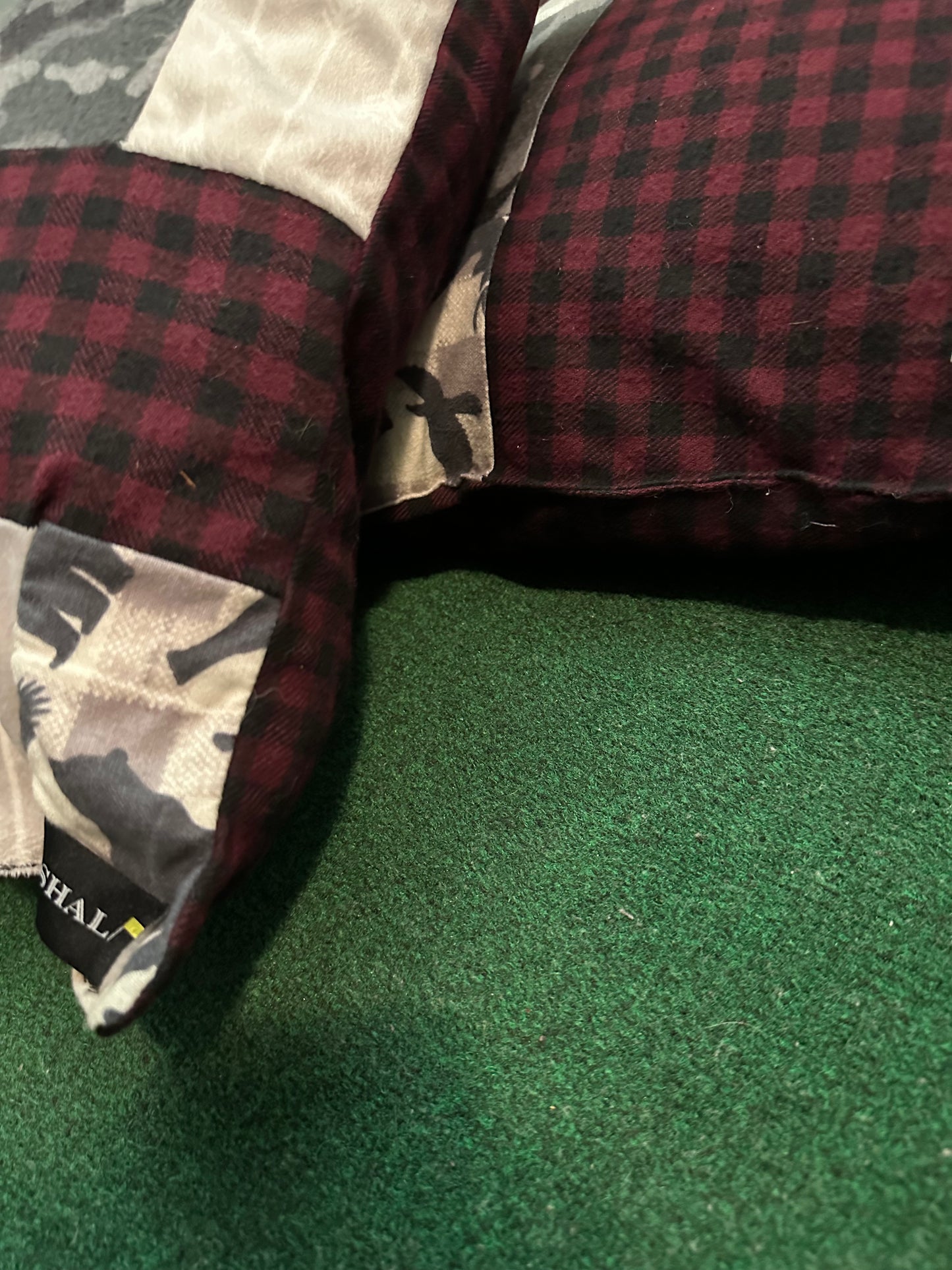 “Rustic Puzzle” Pillow Set